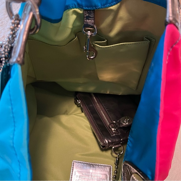 Rare Coach Madison Limited Edition Nylon Tote Style Purse, Never Used - Picture 4 of 10